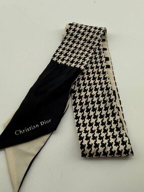 Dior Silk Houndstooth Twill